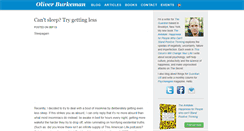 Desktop Screenshot of oliverburkeman.com