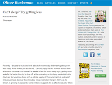 Tablet Screenshot of oliverburkeman.com